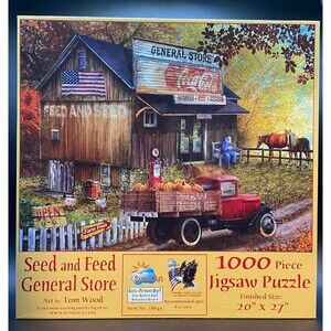 1000 Piece Puzzle Suns Out Seed and Feed General Store
